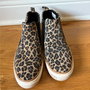 Toms Animal Print Slip-On Shoes